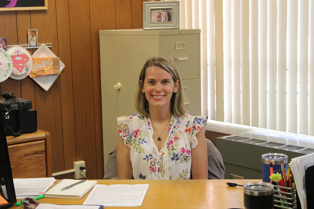 ​Madeline Hawkins has filled the position of principal at GHS. She is excited for the 2022-23 school year and is ready to make some exciting changes. As principal, she lives by the motto, “Everyone’s voice is heard.”