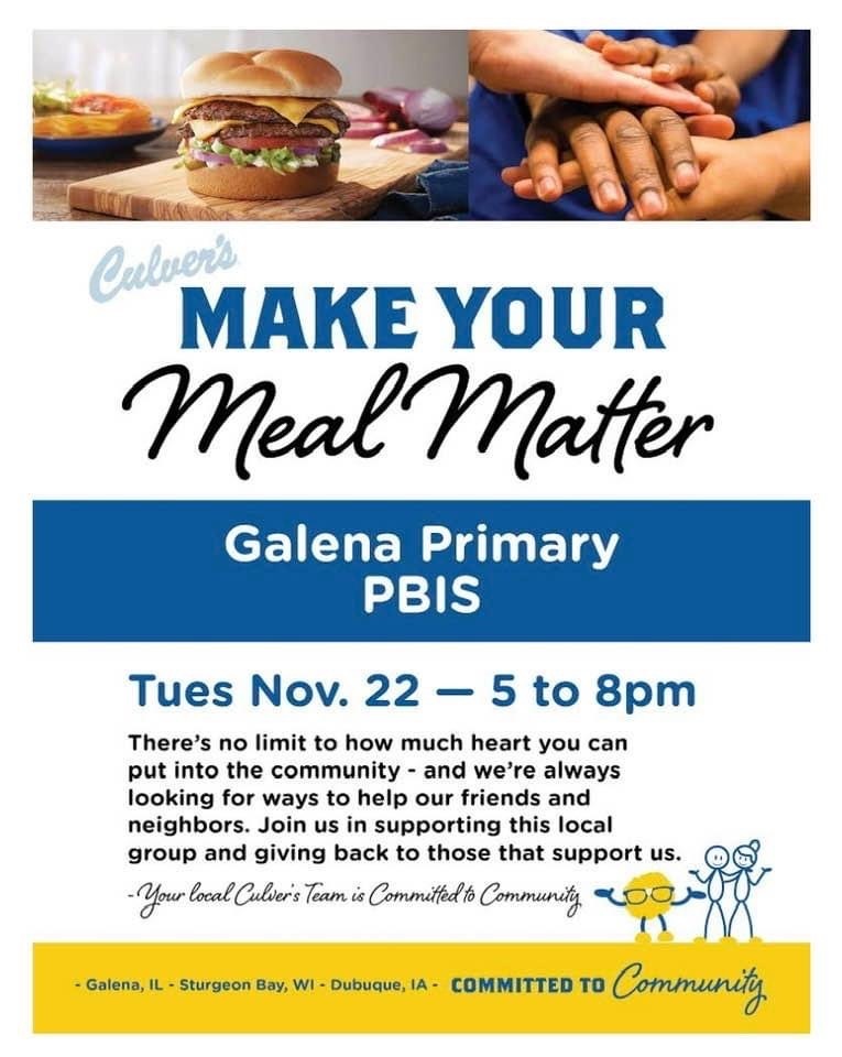 GPS Culver's Share Night tonight for PBIS